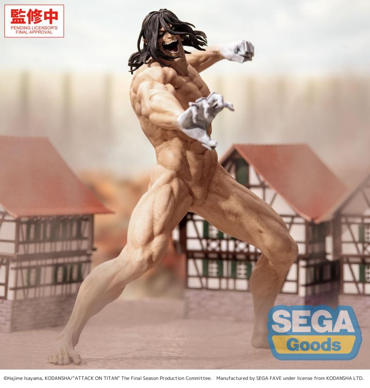 SEGA GigantiX Attack on Titan Eren Yeager Attack Titan Ver. Figure