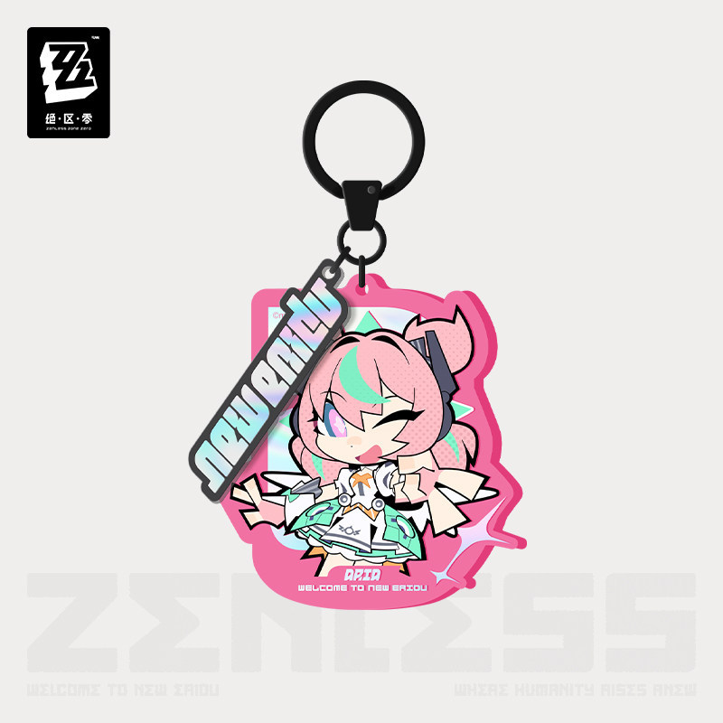 miHoYo Zenless Zone Zero New Eridu Series Chibi Acrylic Charm Angels of Delusion