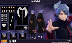 Rocket Toys Naruto Shippuden Konan 1/6 Scale Action Figure ROC-023 (Bonus)