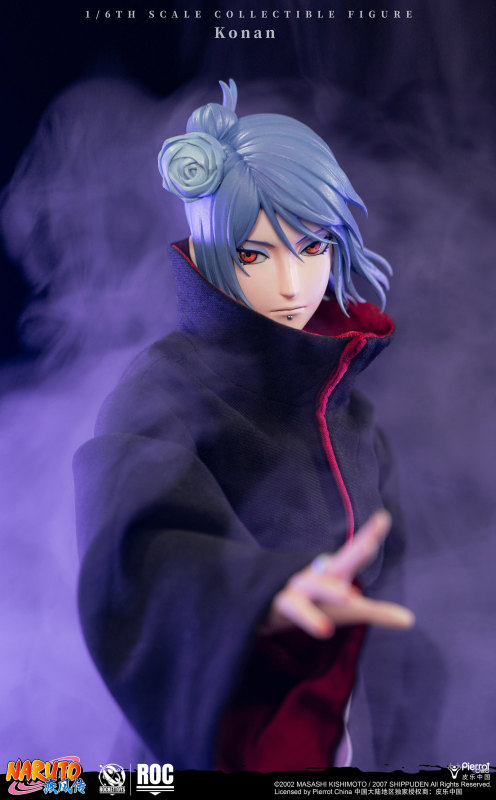 Rocket Toys Naruto Shippuden Konan 1/6 Scale Action Figure ROC-023 (Bonus)
