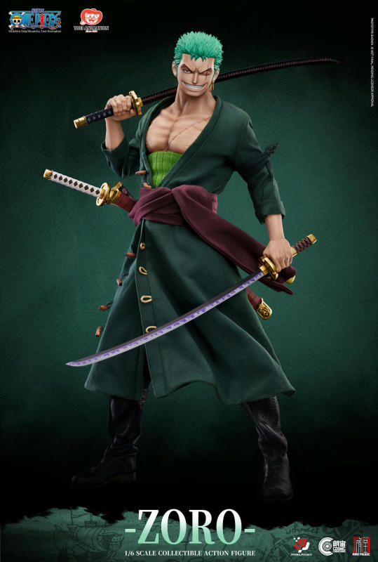 Pixel Poses x Cosmic Creations x JIMEI PALACE Studio ONE PIECE Roronoa Zoro 1/6  Action Figure
