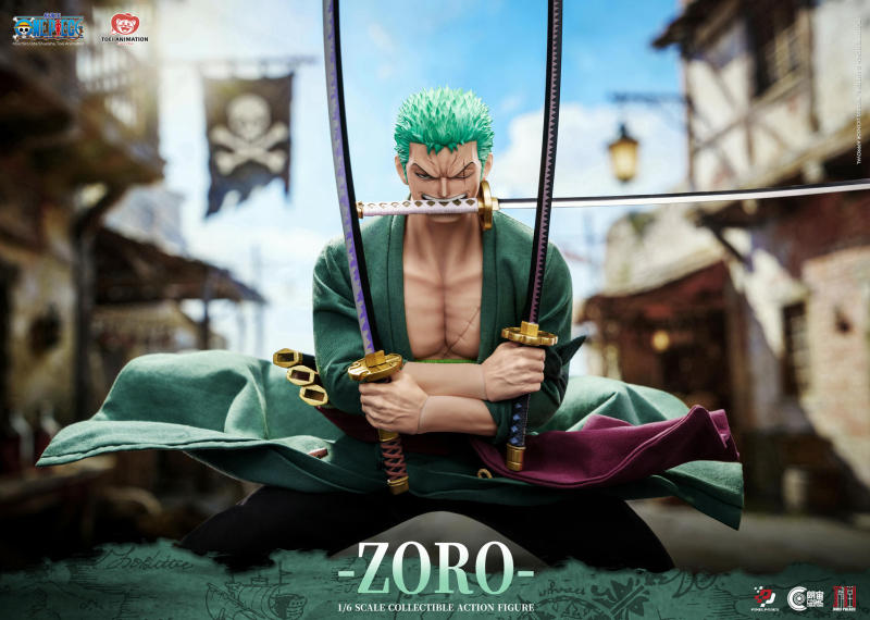 Pixel Poses x Cosmic Creations x JIMEI PALACE Studio ONE PIECE Roronoa Zoro 1/6  Action Figure