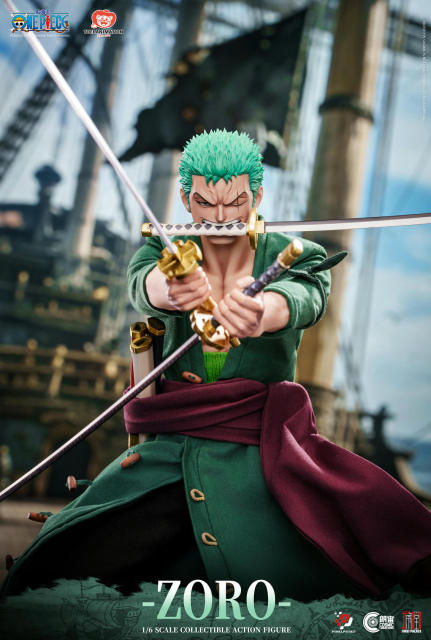 Pixel Poses x Cosmic Creations x JIMEI PALACE Studio ONE PIECE Roronoa Zoro 1/6  Action Figure