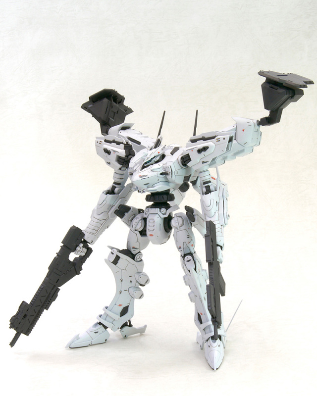 Kotobukiya Armored Core LINEARK WHITE GLINT and V.O.B Set 1/72 Plastic Model