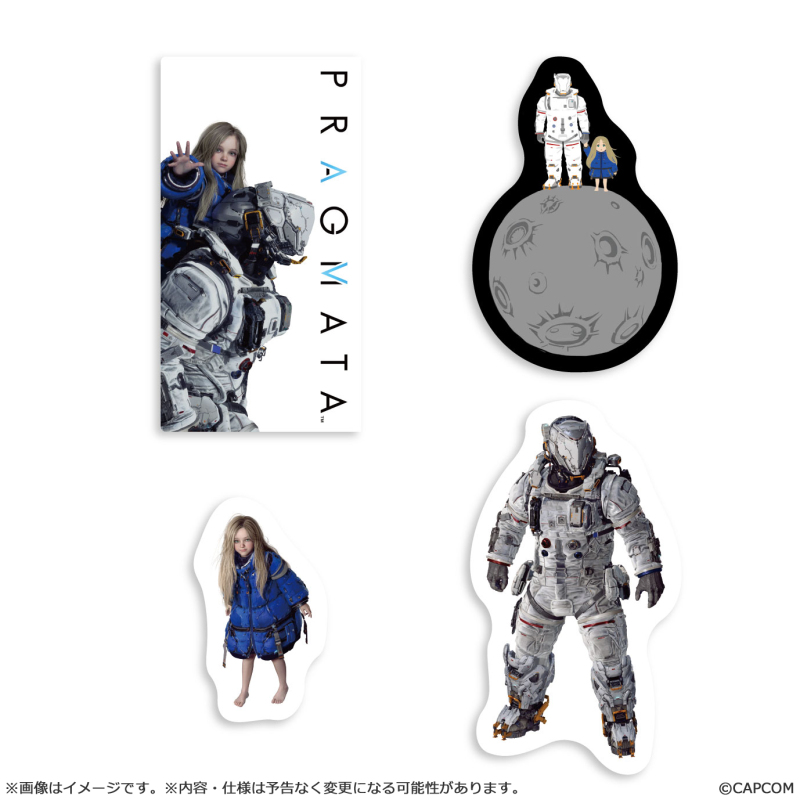 Capcom Pragmata Acrylic Stand x Sticker Set