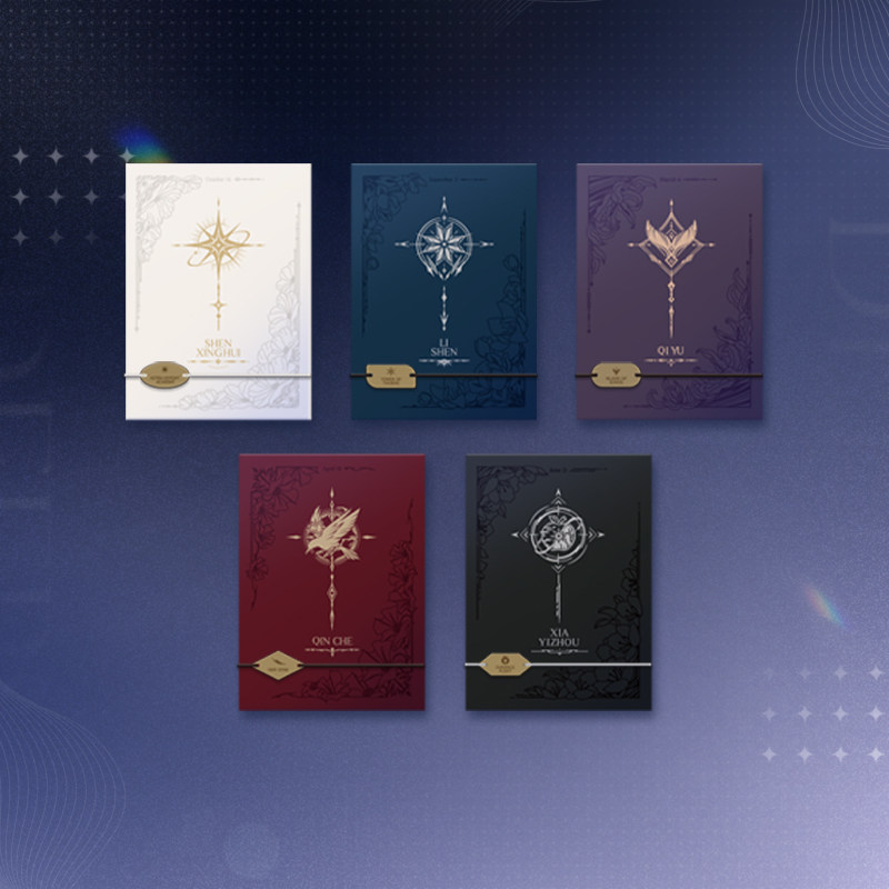 Papergames Love and Deepspace Echoes of the Past Series Storage Notebook