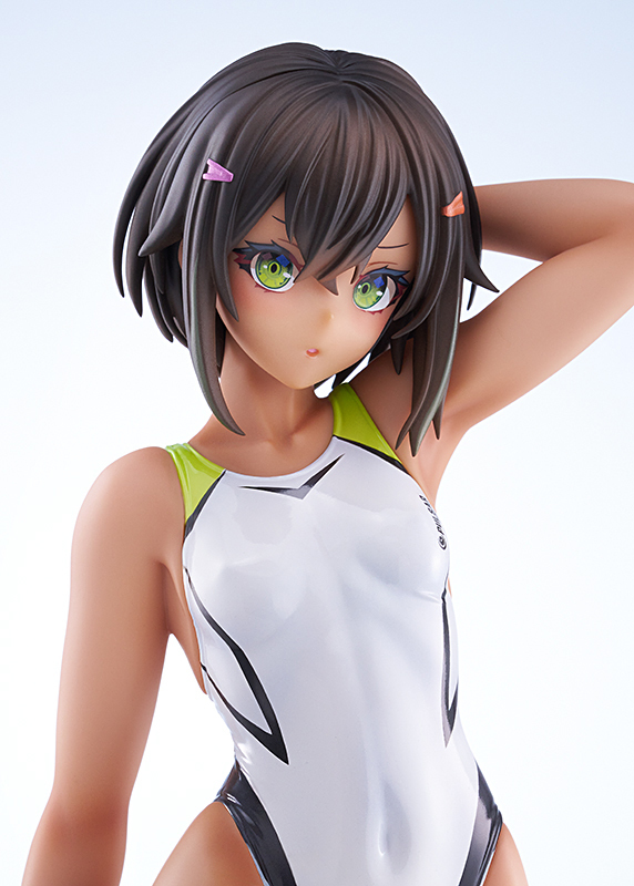AMAKUNI ARMS NOTE Buchou-chan of the Swimming Club White Swimsuit Ver. 1/7 Figure
