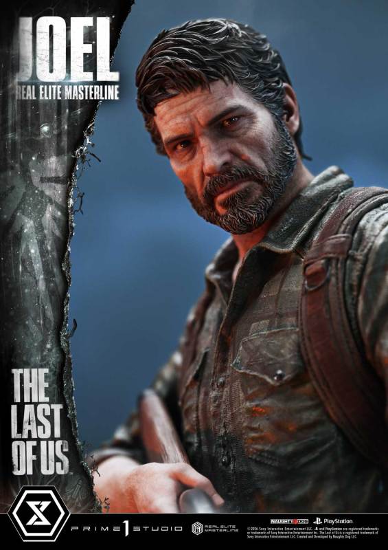 Prime 1 Studio Real Elite Masterline The Last of Us Part I Joel 1/4 Statue REMTLOU-02 REMTLOU-02S
