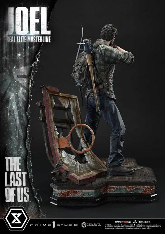 Prime 1 Studio Real Elite Masterline The Last of Us Part I Joel 1/4 Statue REMTLOU-02 REMTLOU-02S