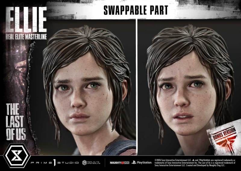 Prime 1 Studio Real Elite Masterline The Last of Us Part I Ellie REMTLOU-01 REMTLOU-01S