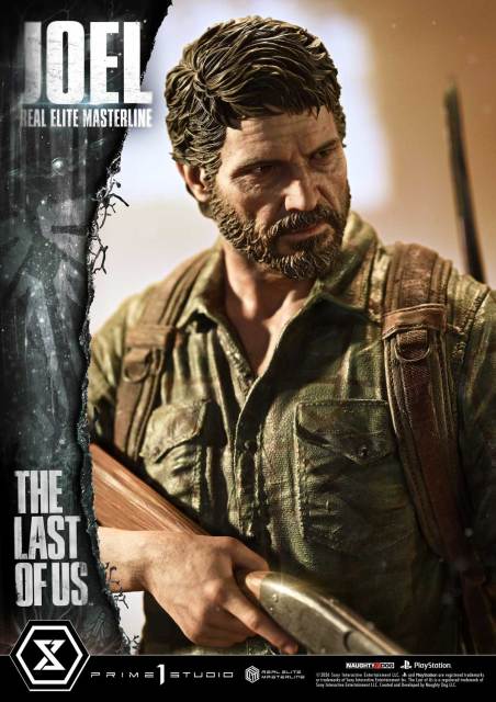 Prime 1 Studio Real Elite Masterline The Last of Us Part I Joel 1/4 Statue REMTLOU-02 REMTLOU-02S