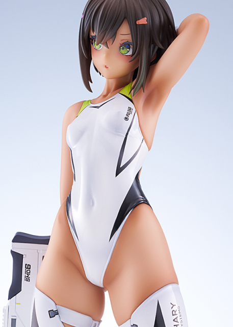 AMAKUNI ARMS NOTE Buchou-chan of the Swimming Club White Swimsuit Ver. 1/7 Figure