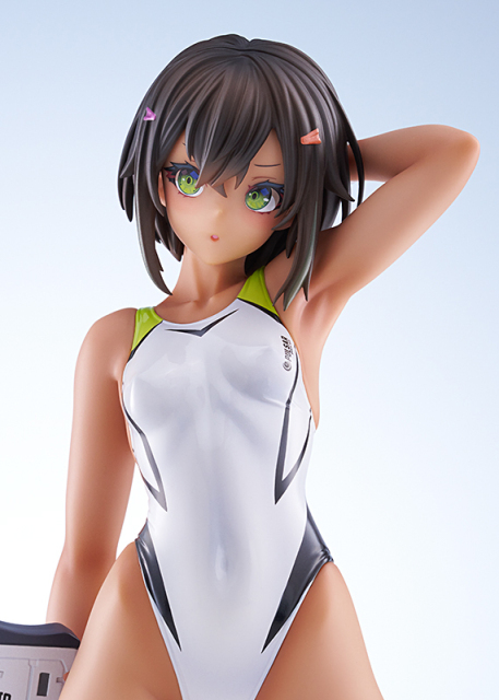 AMAKUNI ARMS NOTE Buchou-chan of the Swimming Club White Swimsuit Ver. 1/7 Figure