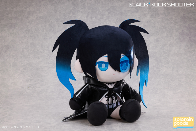 Solarain BLACK ROCK SHOOTER PuniPuni BIG Sitting Plush