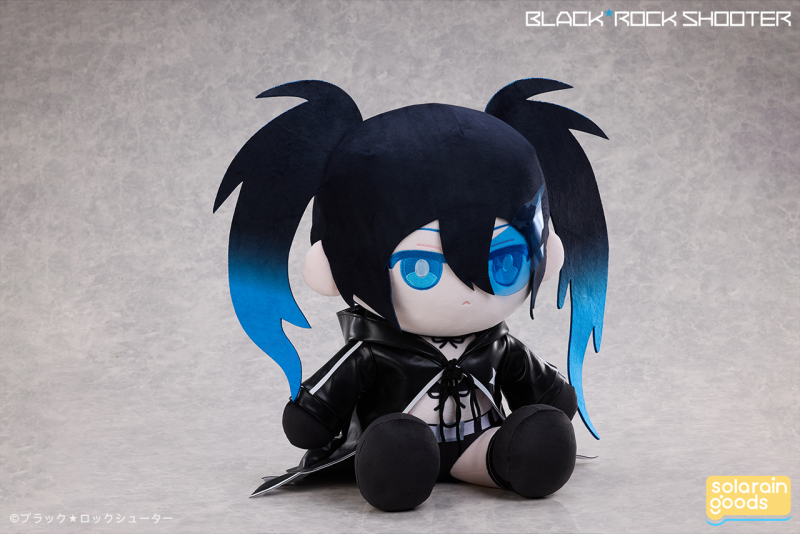 Solarain BLACK ROCK SHOOTER PuniPuni BIG Sitting Plush