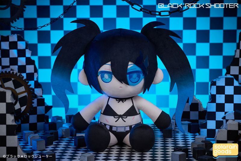 Solarain BLACK ROCK SHOOTER PuniPuni BIG Sitting Plush