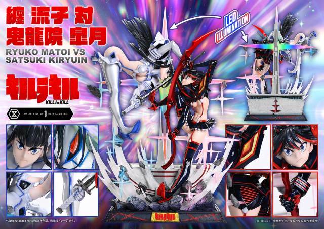 Prime 1 Studio Ultimate Premium Masterline Kill la Kill Ryuko Matoi vs Satsuki Kiryuin 1/4 Statue UPMKLK-01 UPMKLK-01S