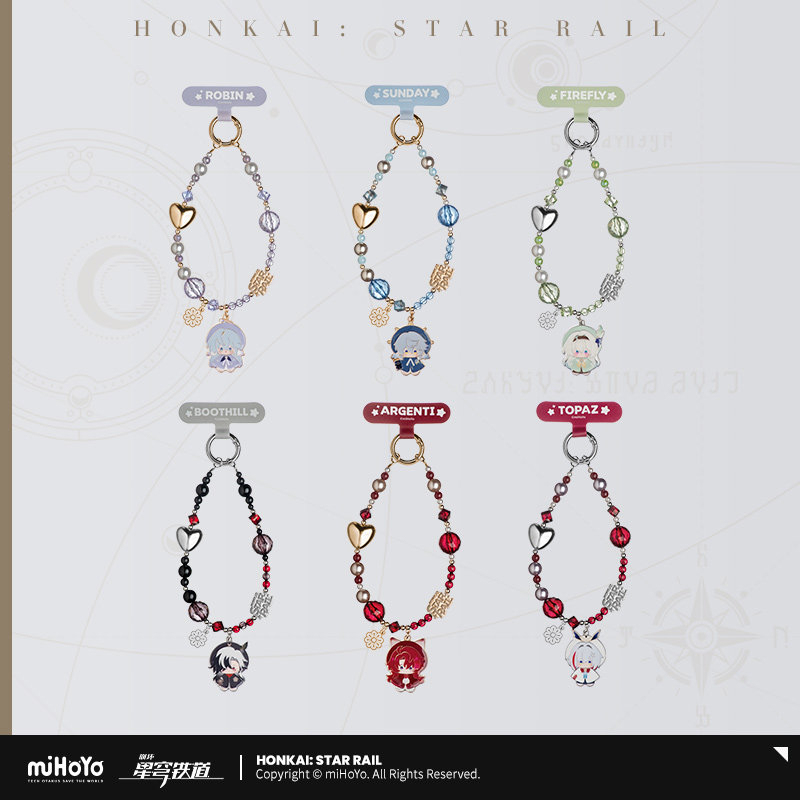 miHoYo Honkai Star Rail Seasonal Doll Series Phone Strap Blind Box Set of 6