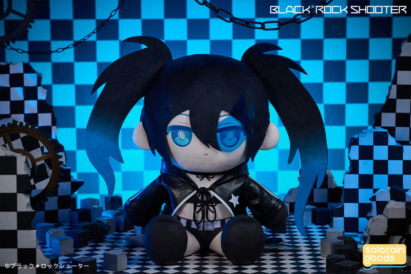 Solarain BLACK ROCK SHOOTER PuniPuni BIG Sitting Plush