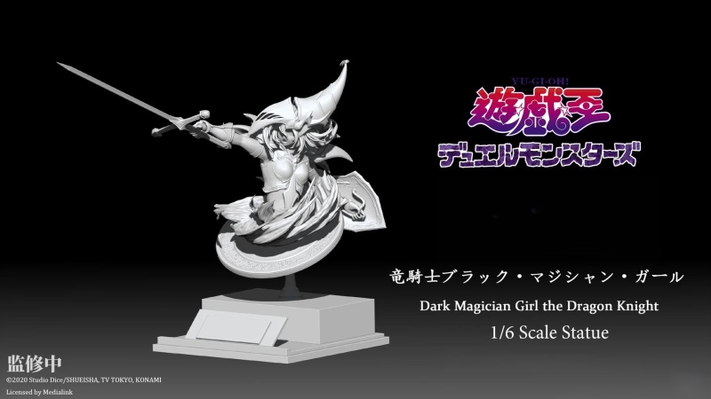 Victory Studio Yu Gi Oh Duel Monsters The Truth of Doma Dark Magician Girl the Dragon Knight 1/6 Scale Statue
