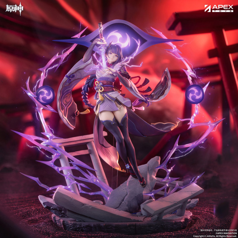 APEX Genshin Impact Raiden Shogun Plane of Euthymia Ver. 1/7 Scale Figure (Bonus)