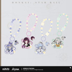 miHoYo Honkai Star Rail Girls Dormitory Series Acrylic Charm Set of 4 Characters