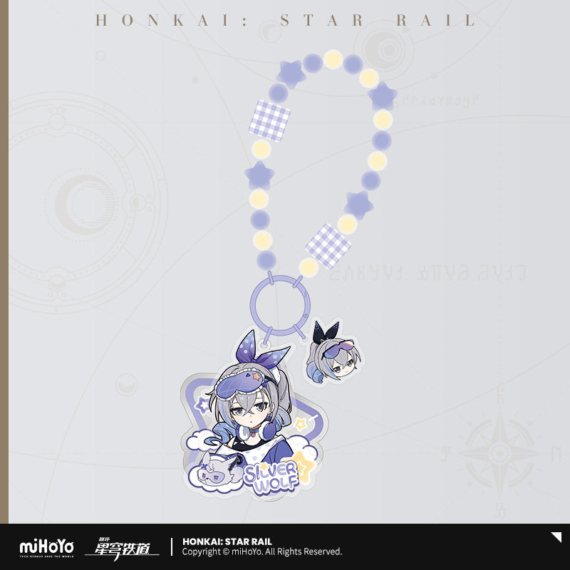 miHoYo Honkai Star Rail Girls Dormitory Series Acrylic Charm Set of 4 Characters