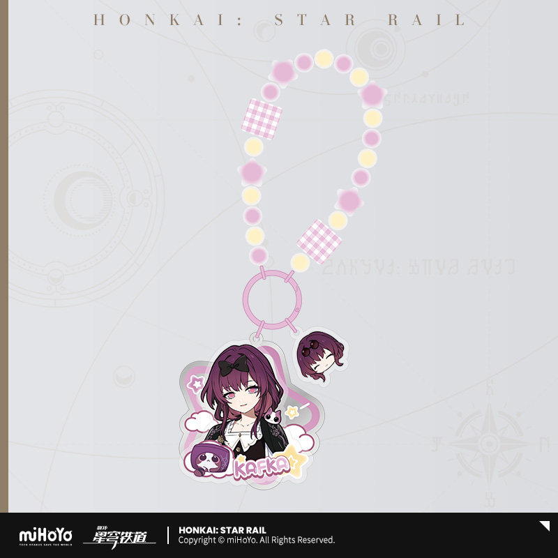 miHoYo Honkai Star Rail Girls Dormitory Series Acrylic Charm Set of 4 Characters