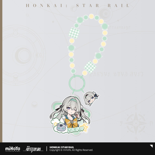 miHoYo Honkai Star Rail Girls Dormitory Series Acrylic Charm Set of 4 Characters