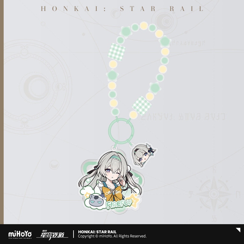 miHoYo Honkai Star Rail Girls Dormitory Series Acrylic Charm Set of 4 Characters