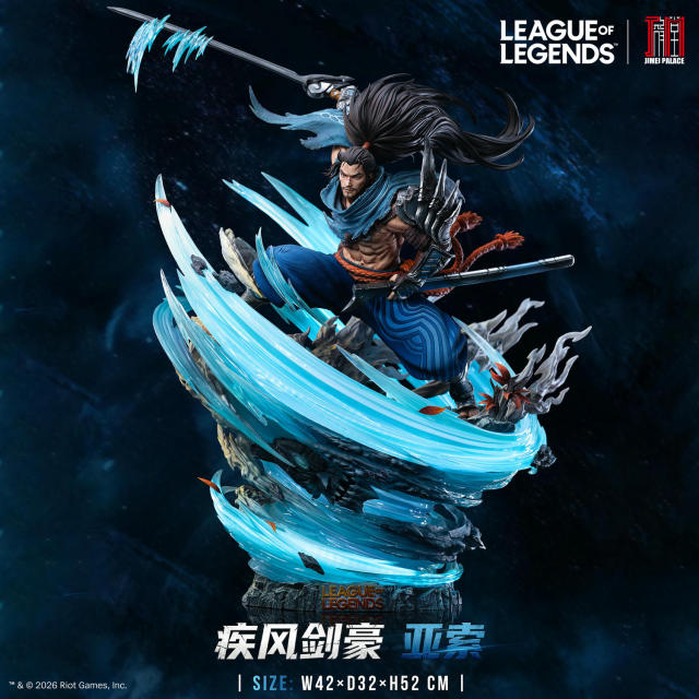 JIMEI PALACE Studio League of Legends Yasuo The Unforgiven 1/6 Scale Statue