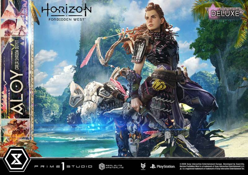 Prime 1 Studio Real Elite Masterline Horizon Forbidden West Aloy Carja Shadow Outfit 1/3 Scale Statue REMHFW-01 REMHFW-01DX  REMHFW-01DXS