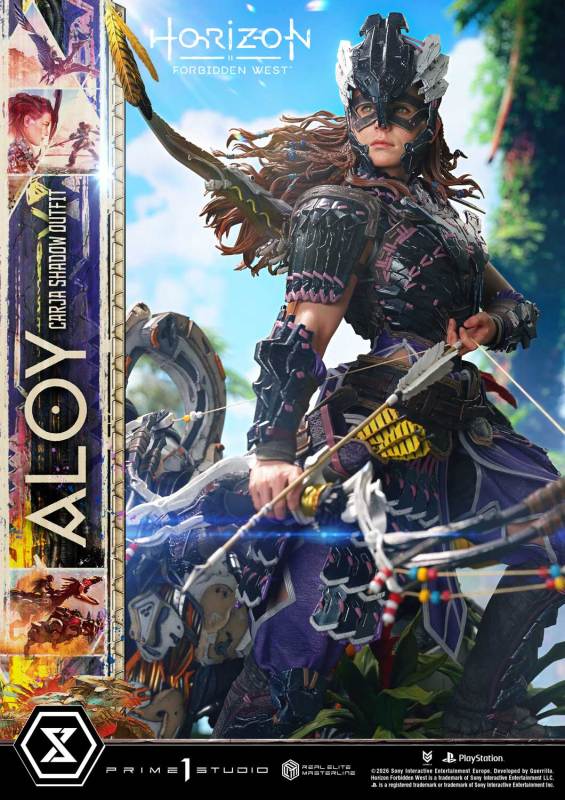 Prime 1 Studio Real Elite Masterline Horizon Forbidden West Aloy Carja Shadow Outfit 1/3 Scale Statue REMHFW-01 REMHFW-01DX  REMHFW-01DXS