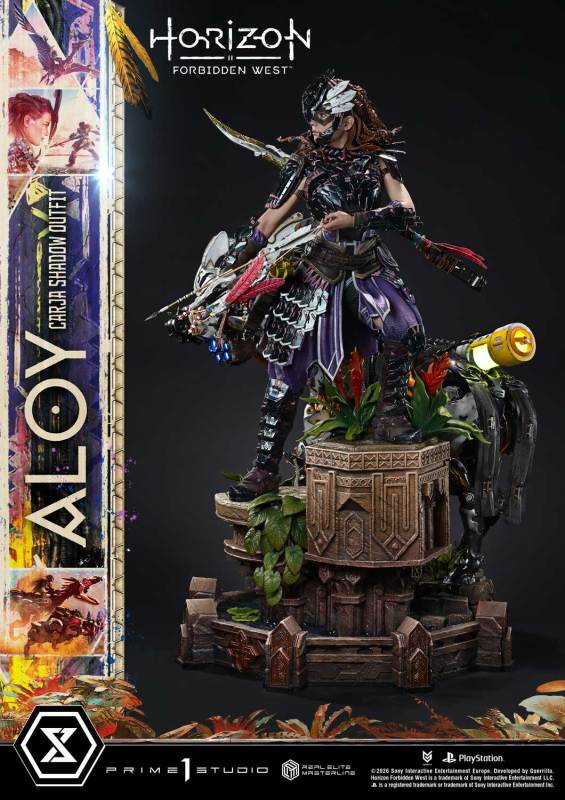 Prime 1 Studio Real Elite Masterline Horizon Forbidden West Aloy Carja Shadow Outfit 1/3 Scale Statue REMHFW-01 REMHFW-01DX  REMHFW-01DXS