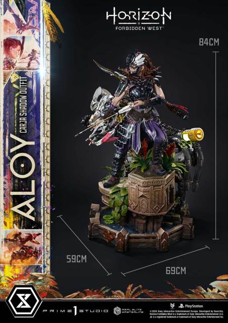 Prime 1 Studio Real Elite Masterline Horizon Forbidden West Aloy Carja Shadow Outfit 1/3 Scale Statue REMHFW-01 REMHFW-01DX  REMHFW-01DXS