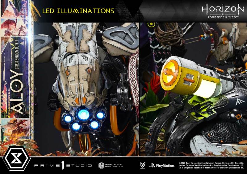 Prime 1 Studio Real Elite Masterline Horizon Forbidden West Aloy Carja Shadow Outfit 1/3 Scale Statue REMHFW-01 REMHFW-01DX  REMHFW-01DXS