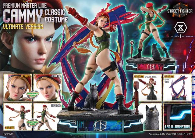 Prime 1 Studio Ultimate Premium Masterline Street Fighter 6 Cammy Classic Costume 1/4 Scale Statue PMSF6-06 PMSF6-06UT PMSF6-06UTS
