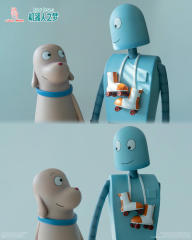 LUCK MOAI Robot Dreams Figure YP-2607001 YP-2607002