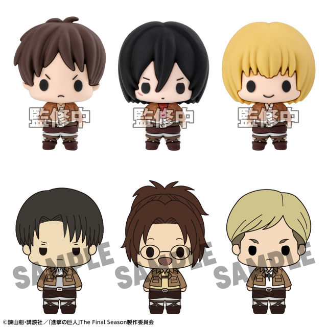 MegaHouse Chokorin Collection Attack on Titan 6 Pack BOX