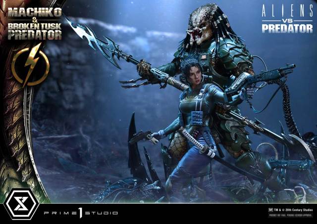 Prime 1 Studio Ultimate Premium Masterline Aliens vs Predator Comic Machiko x Broken Tusk Predator 1/4 Statue UPMAVP-01 UPMAVP-01DX UPMAVP-01DXS