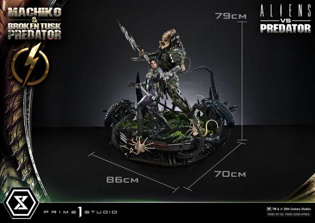 Prime 1 Studio Ultimate Premium Masterline Aliens vs Predator Comic Machiko x Broken Tusk Predator 1/4 Statue UPMAVP-01 UPMAVP-01DX UPMAVP-01DXS