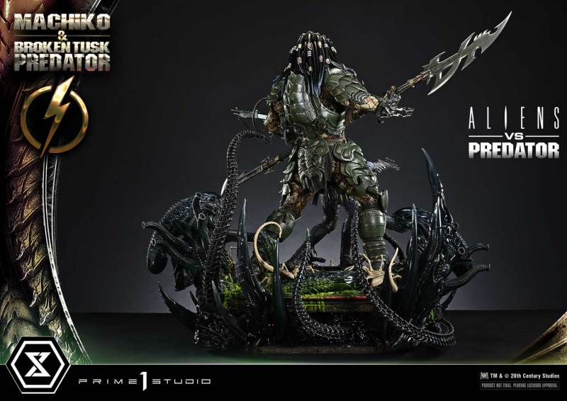 Prime 1 Studio Ultimate Premium Masterline Aliens vs Predator Comic Machiko x Broken Tusk Predator 1/4 Statue UPMAVP-01 UPMAVP-01DX UPMAVP-01DXS