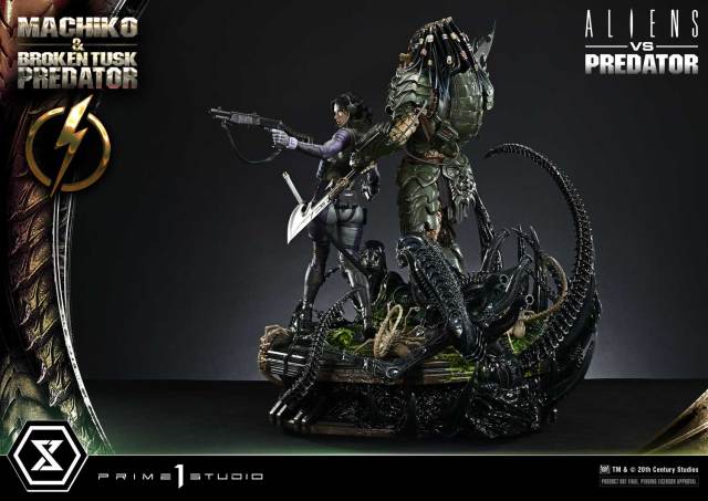 Prime 1 Studio Ultimate Premium Masterline Aliens vs Predator Comic Machiko x Broken Tusk Predator 1/4 Statue UPMAVP-01 UPMAVP-01DX UPMAVP-01DXS