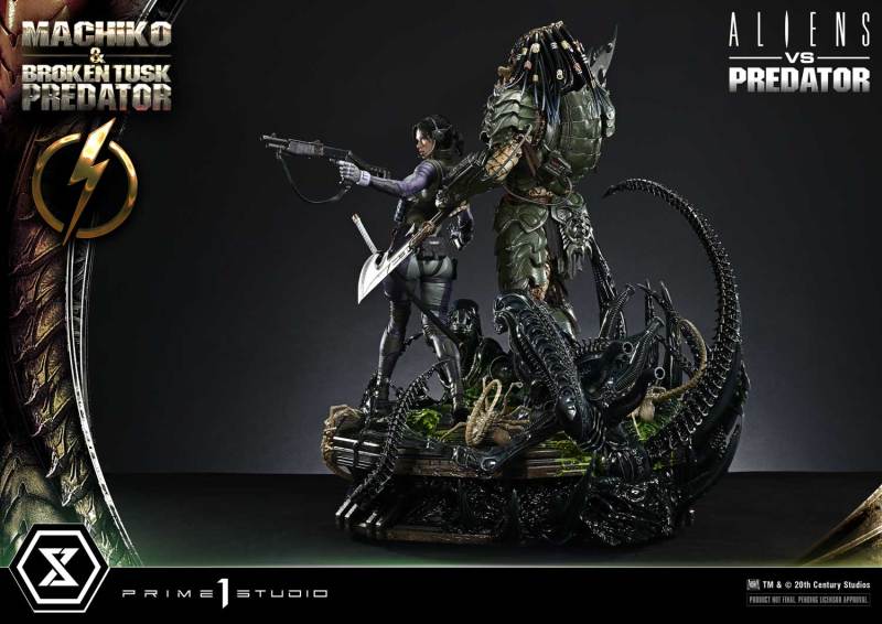 Prime 1 Studio Ultimate Premium Masterline Aliens vs Predator Comic Machiko x Broken Tusk Predator 1/4 Statue UPMAVP-01 UPMAVP-01DX UPMAVP-01DXS