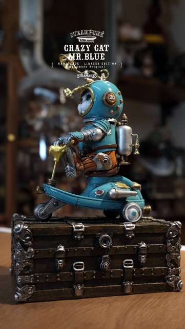 SteamArts Studio Mr Blue’s Mini Scooter SA2026CCMBMS01