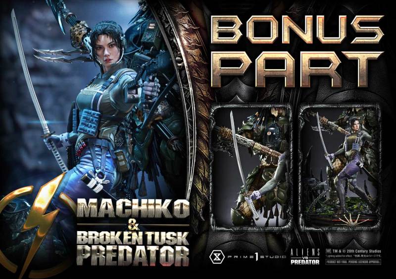 Prime 1 Studio Ultimate Premium Masterline Aliens vs Predator Comic Machiko x Broken Tusk Predator 1/4 Statue UPMAVP-01 UPMAVP-01DX UPMAVP-01DXS