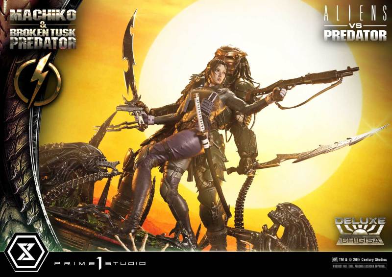 Prime 1 Studio Ultimate Premium Masterline Aliens vs Predator Comic Machiko x Broken Tusk Predator 1/4 Statue UPMAVP-01 UPMAVP-01DX UPMAVP-01DXS