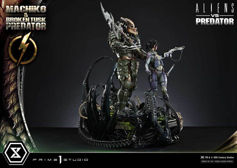 Prime 1 Studio Ultimate Premium Masterline Aliens vs Predator Comic Machiko x Broken Tusk Predator 1/4 Statue UPMAVP-01 UPMAVP-01DX UPMAVP-01DXS