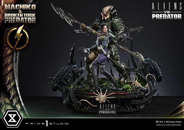 Prime 1 Studio Ultimate Premium Masterline Aliens vs Predator Comic Machiko x Broken Tusk Predator 1/4 Statue UPMAVP-01 UPMAVP-01DX UPMAVP-01DXS