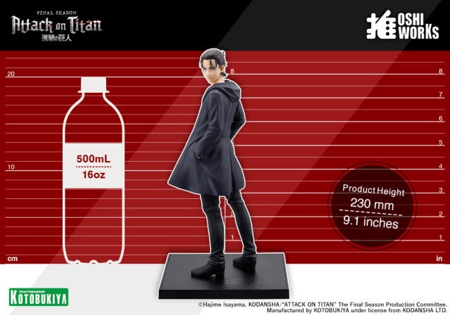 Kotobukiya OSHI WORKS Attack on Titan The Final Season Eren Yeager Figure